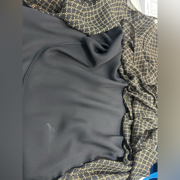 Lauren Ralph Lauren (green label) trumpet flowy skirt geometric pattern size med - Picture 4 of 11